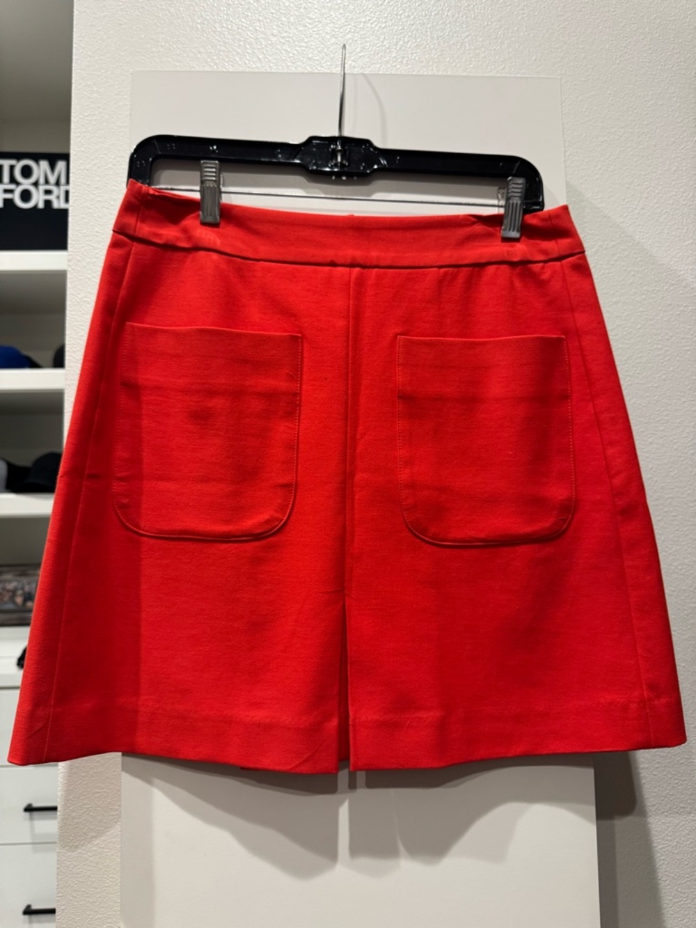 LOFT Patch Pocket Kick Pleat Mini Skirt